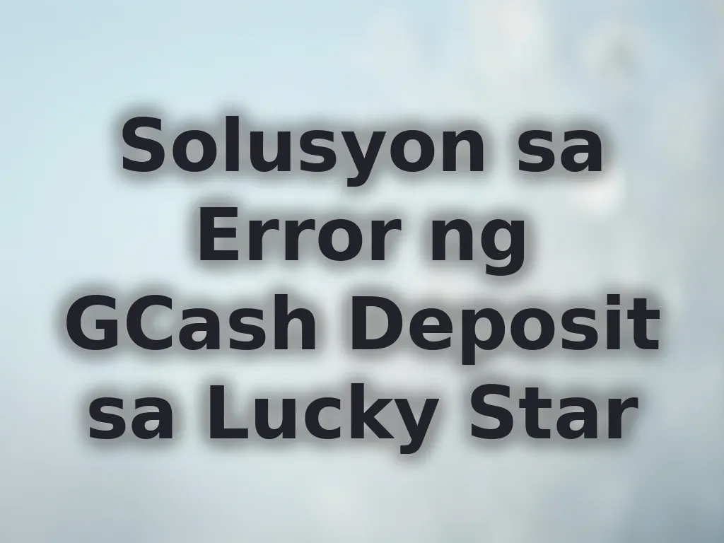 GCash Troubleshooting